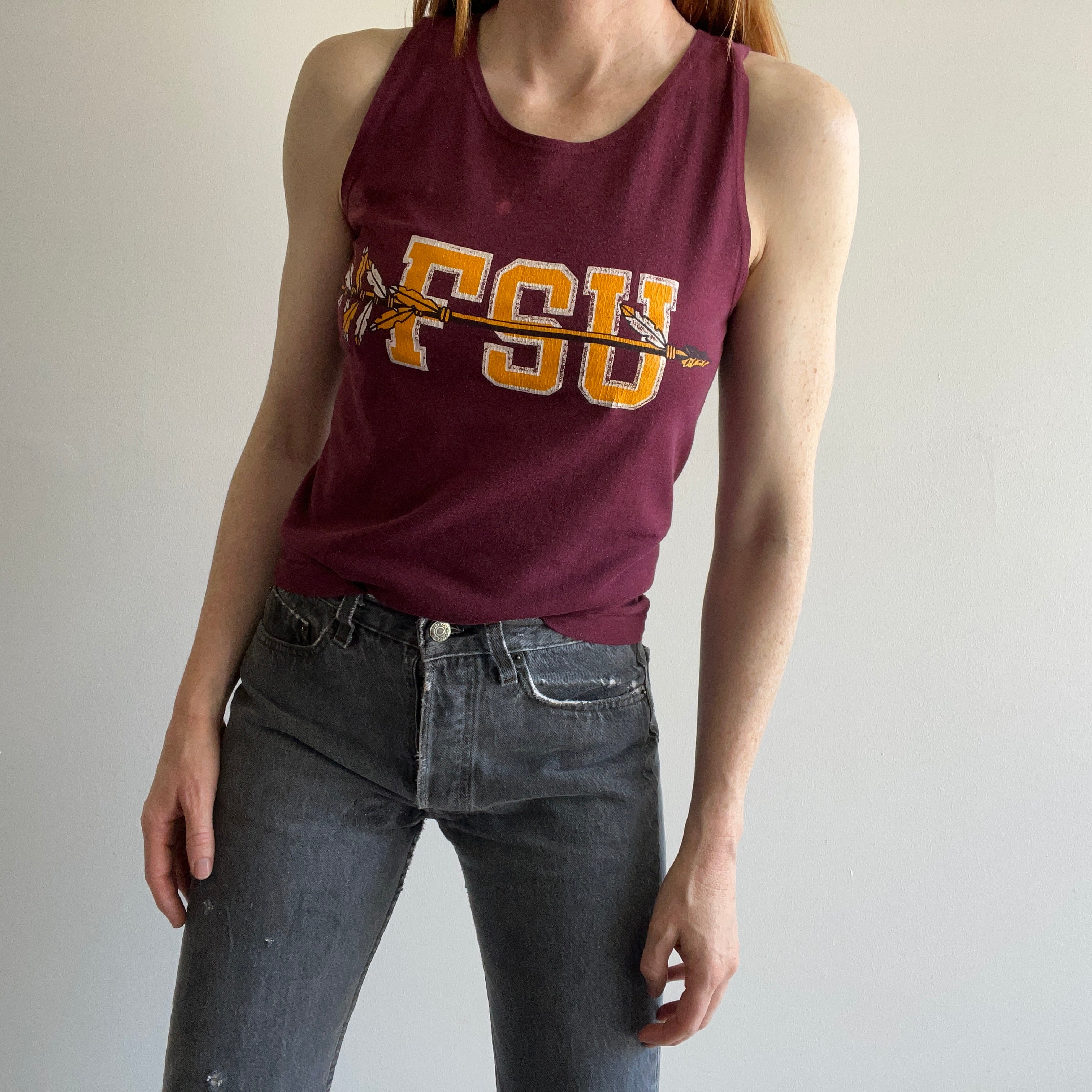 1970s FSU - Florida State University - Tank Top by Medallion