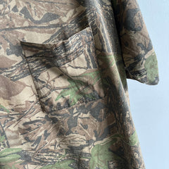 1980/90s Super Thin, Soft and Slouchy Tree Camo T-Shirt