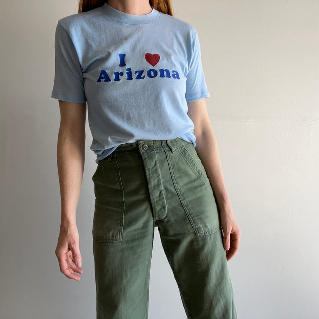 1970/80s I Love Arizona T-shirt super taché