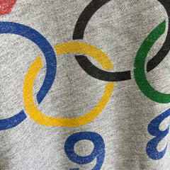 1988 Sweat-shirt olympique joliment usé
