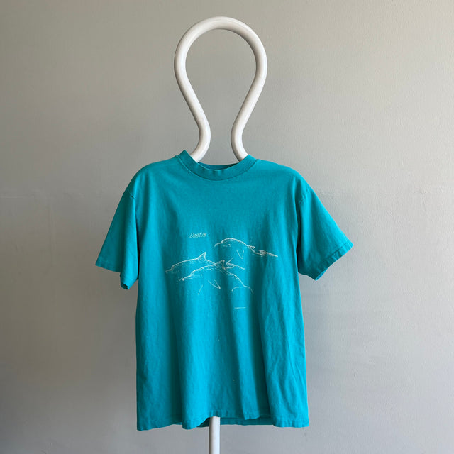 1980s Destin, Florida Dolphin T-Shirt