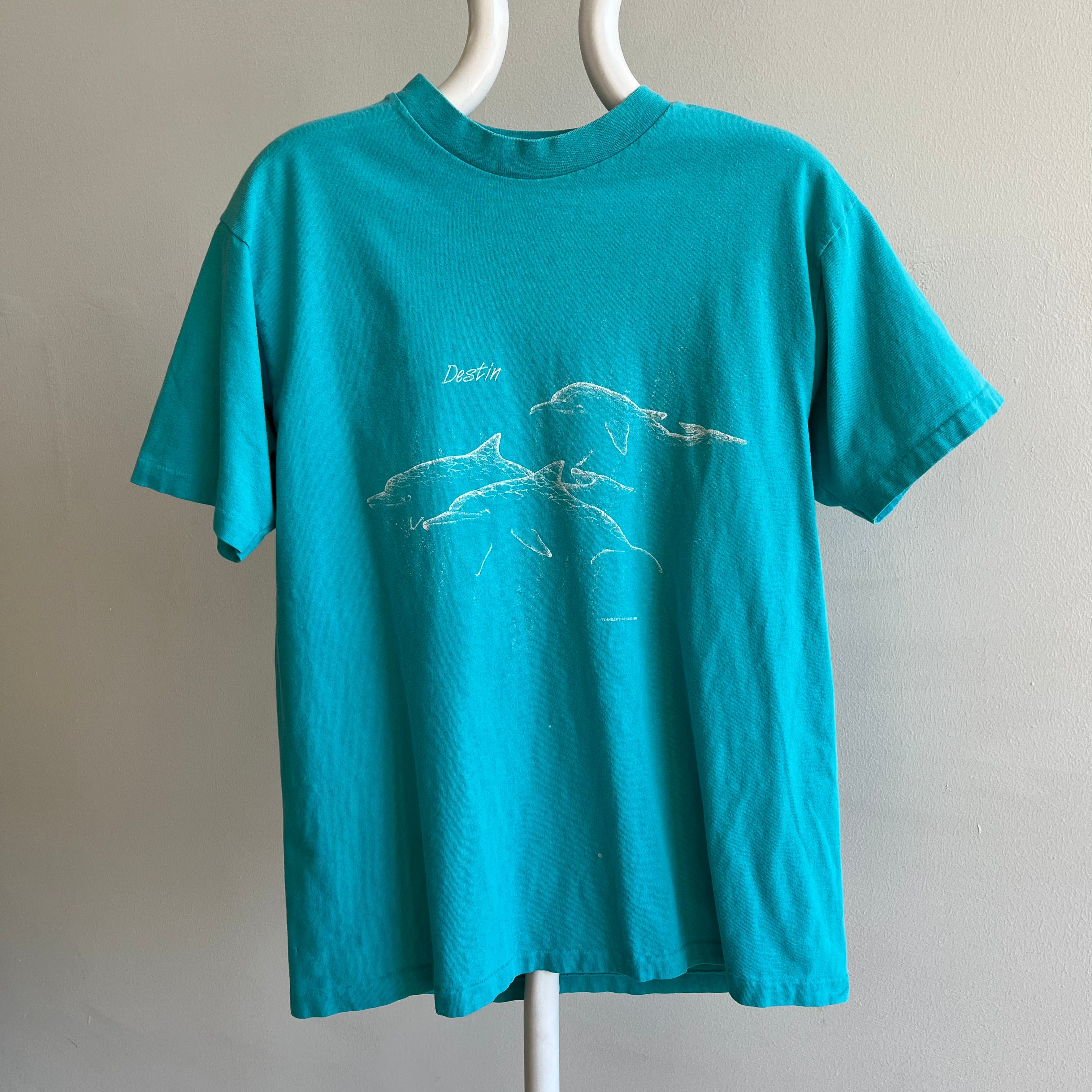 1980s Destin, Florida Dolphin T-Shirt