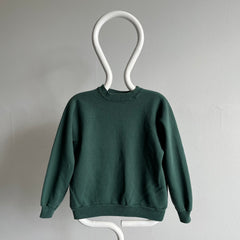 1980s Faded Forest Green Sweatshirt