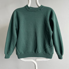 1980s Faded Forest Green Sweatshirt