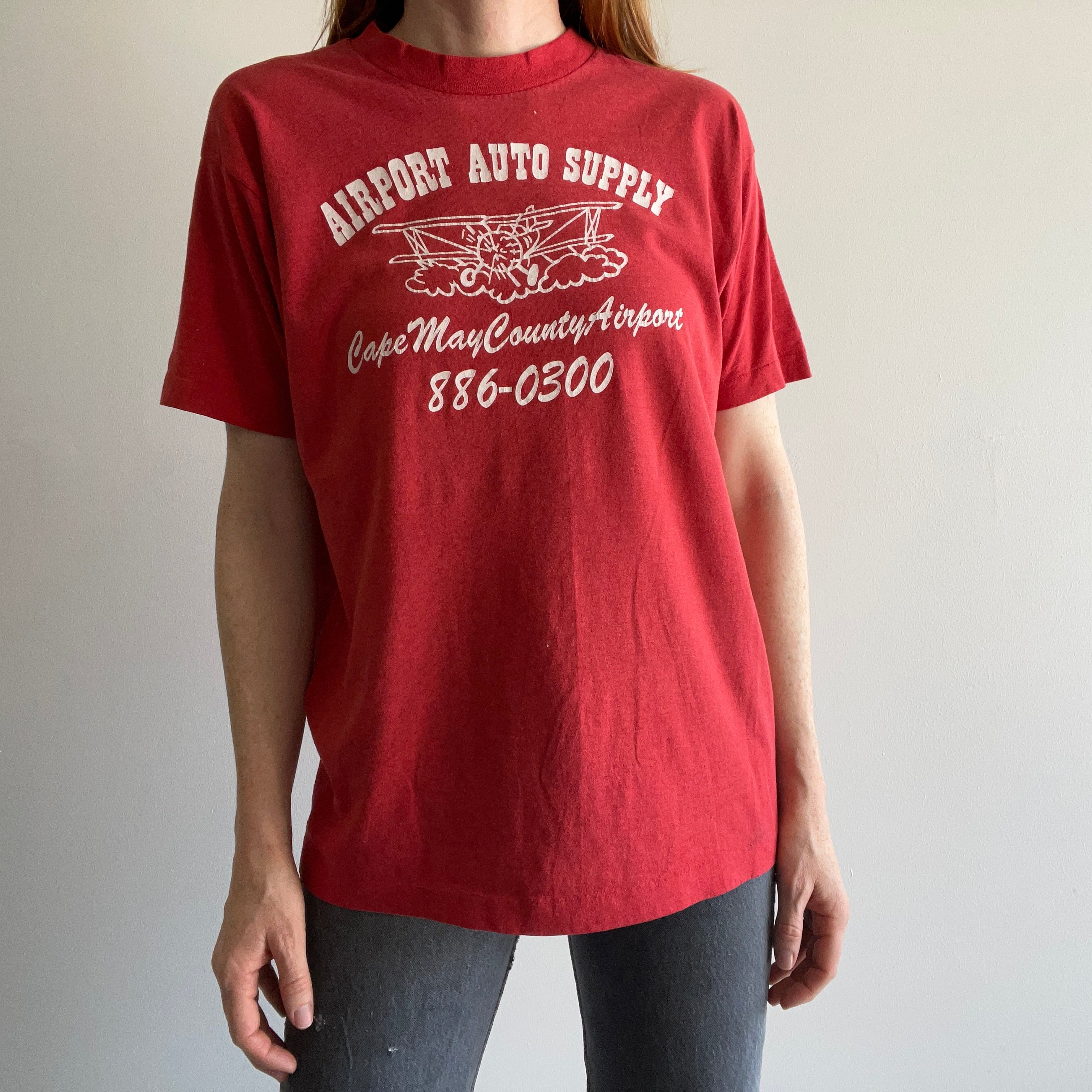 1980s AIrport Auto Supply T-Shirt with Digits by Screen Stars