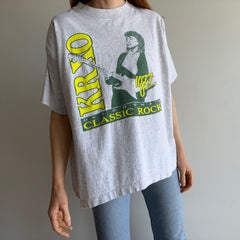 1980s KRXO 107.7 Oklahoma's Classic Rock T-Shirt - Like, Wow
