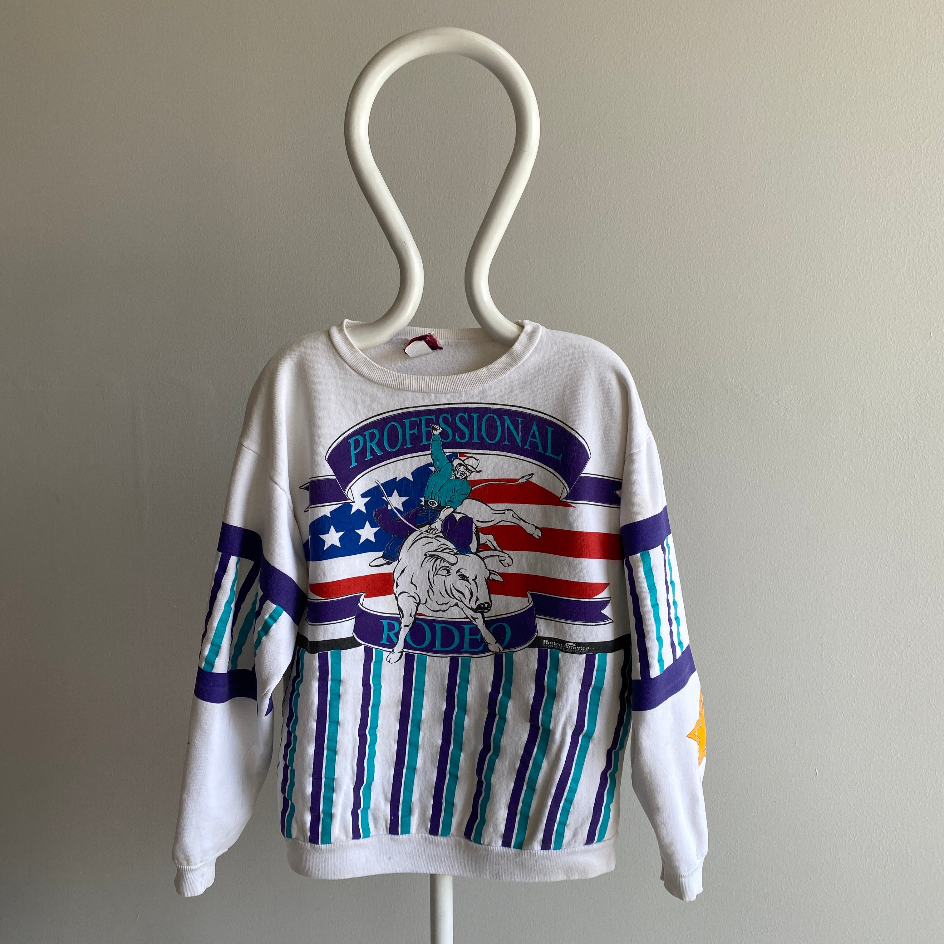 1993 Professional Rodeo Cowboy EPPPPPPPIC SWEATSHIRT - WOWOWOWOW