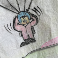 1980s FOTL DIY Skydive Parachute Sharpie T-Shirt