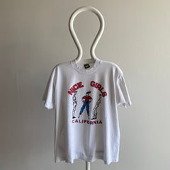 1980s Nice Girls California T-Shirt by Screen Stars
