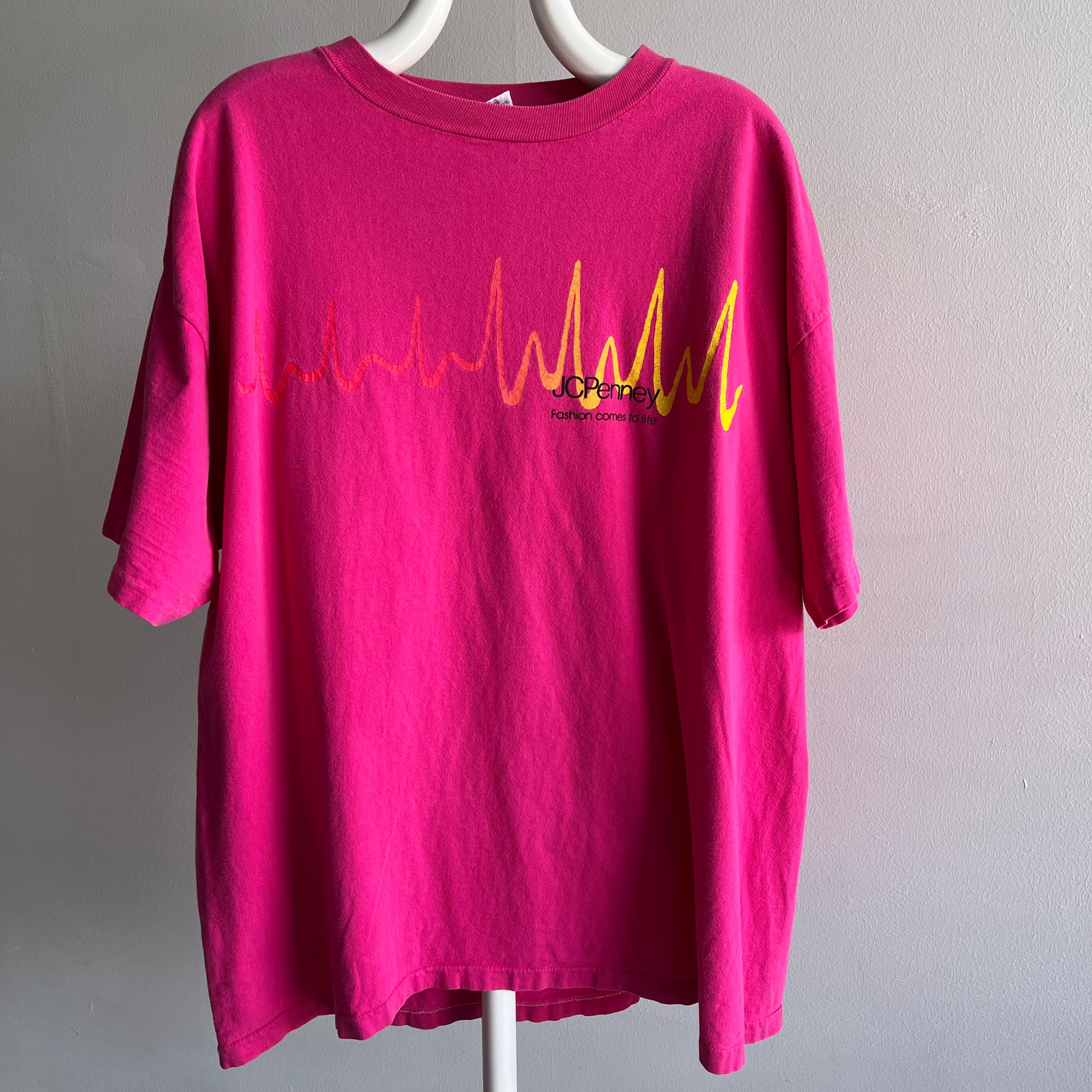 JC Penny des années 1990 - T-shirt « Fashion Comes to Lite »