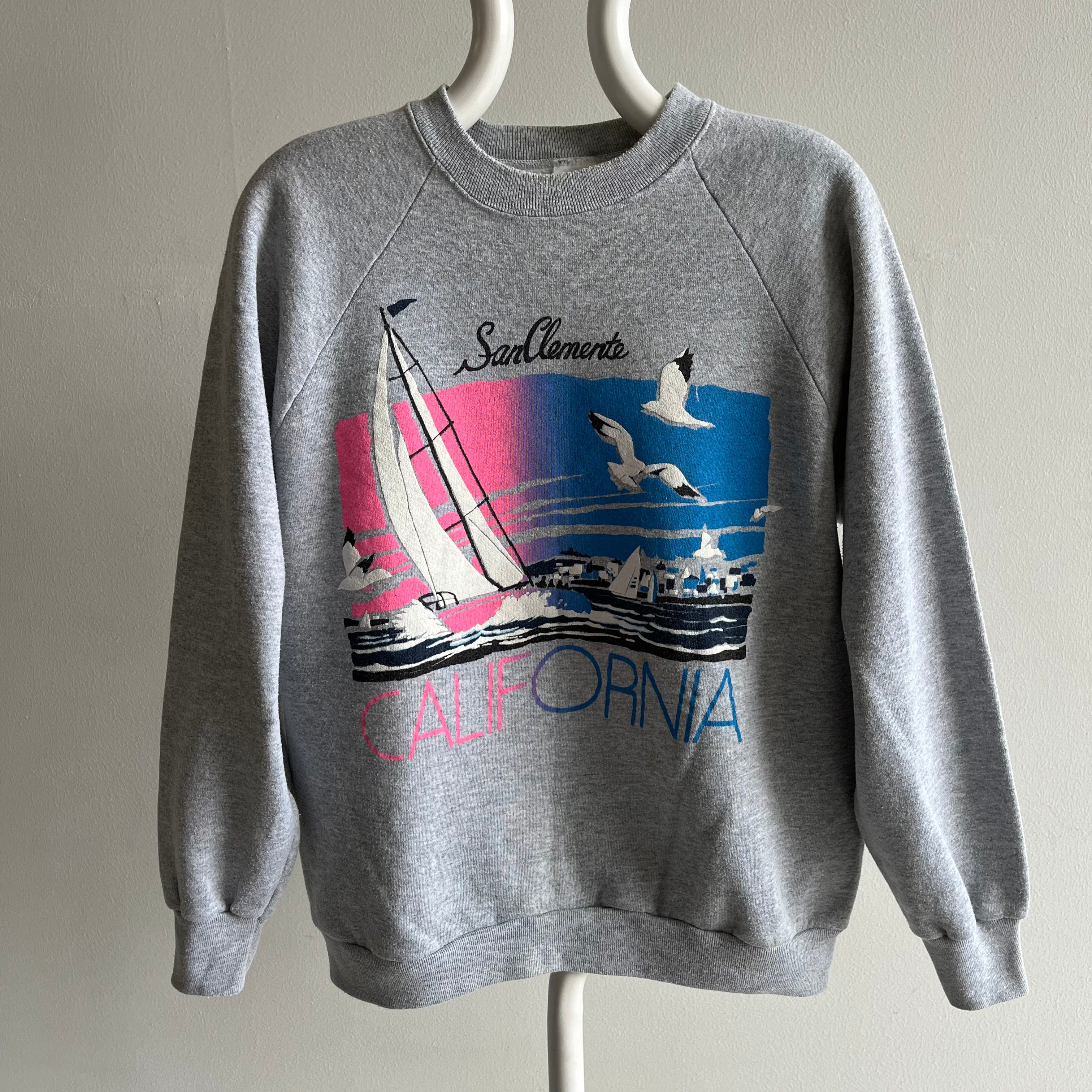 1980 San Clemente, California Tourist Sweatshirt