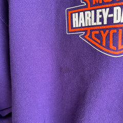2000s Purple Harley Sweatshirt