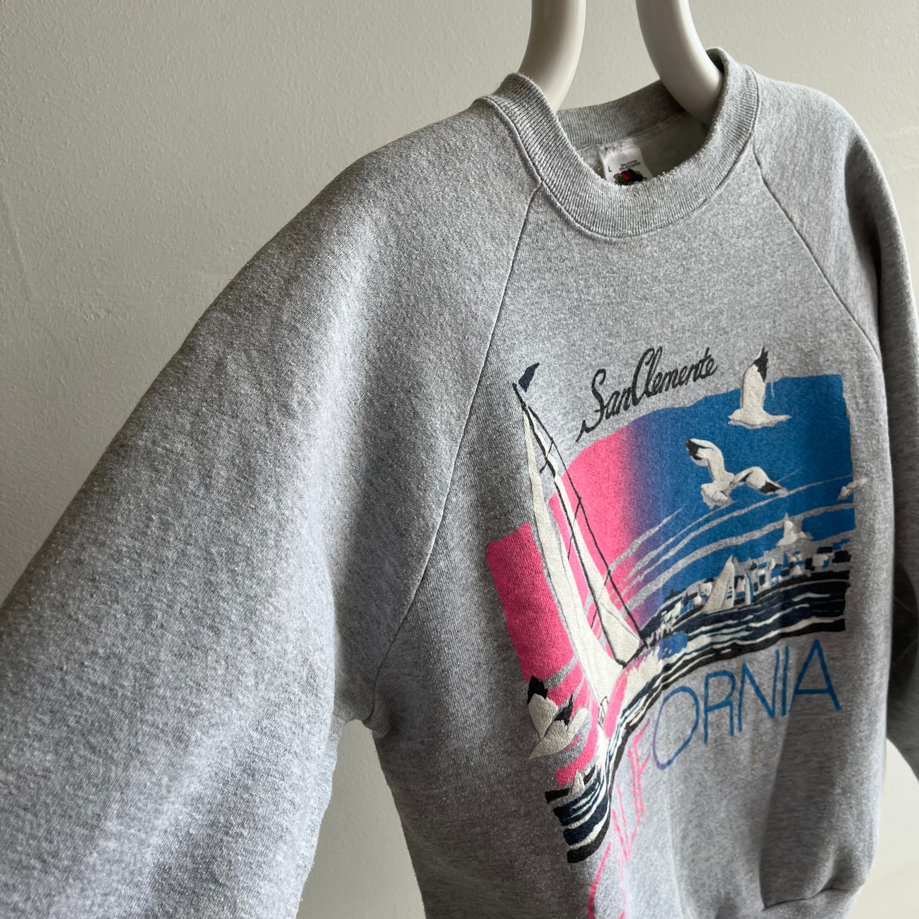 1980 San Clemente, California Tourist Sweatshirt