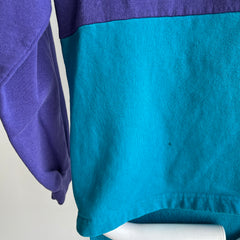 1993 Charlotte Hornets Color Block Hoodie Sweatshirt