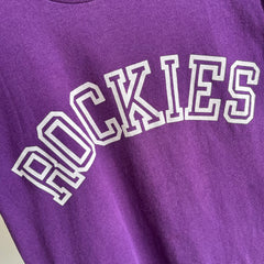 T-shirt Rockies des années 1980 avec le n ° 6 à l'arrière