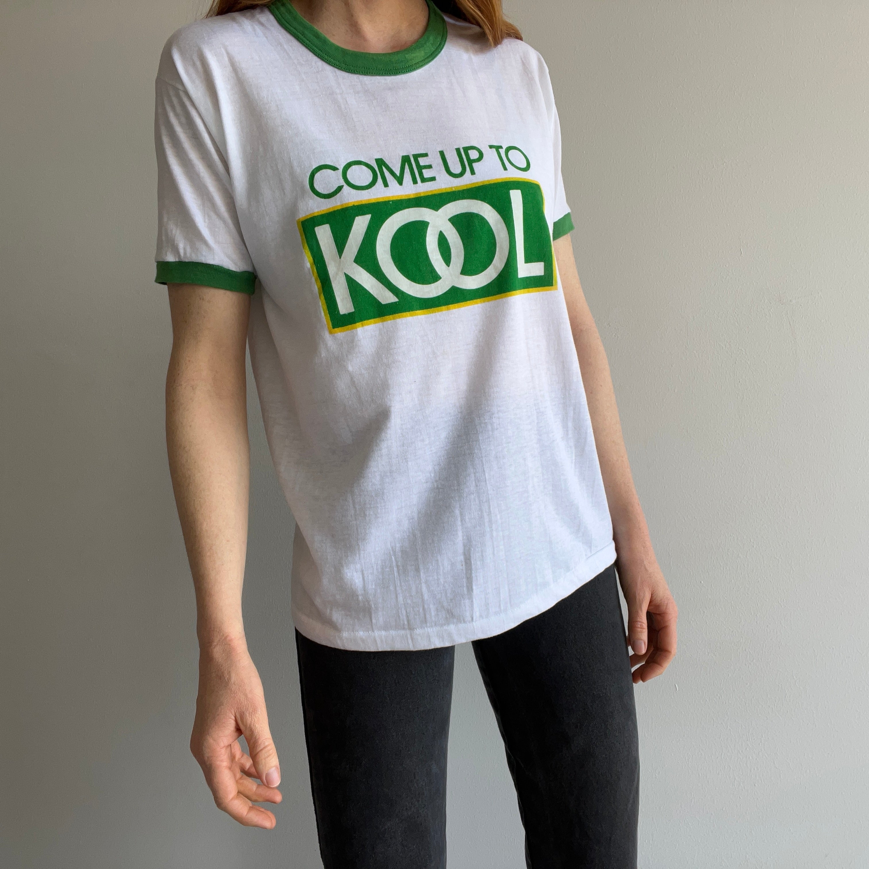 1976ish Kool Cigarettes Advertising Ring T-Shirt