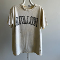 1990s Avalon Faded Out Destroyed Cotton T-Shirt by Russell