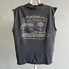 1990s F Grade Harley Muscle Pocket Tank - Blue Springs, Missouri - Destroyed