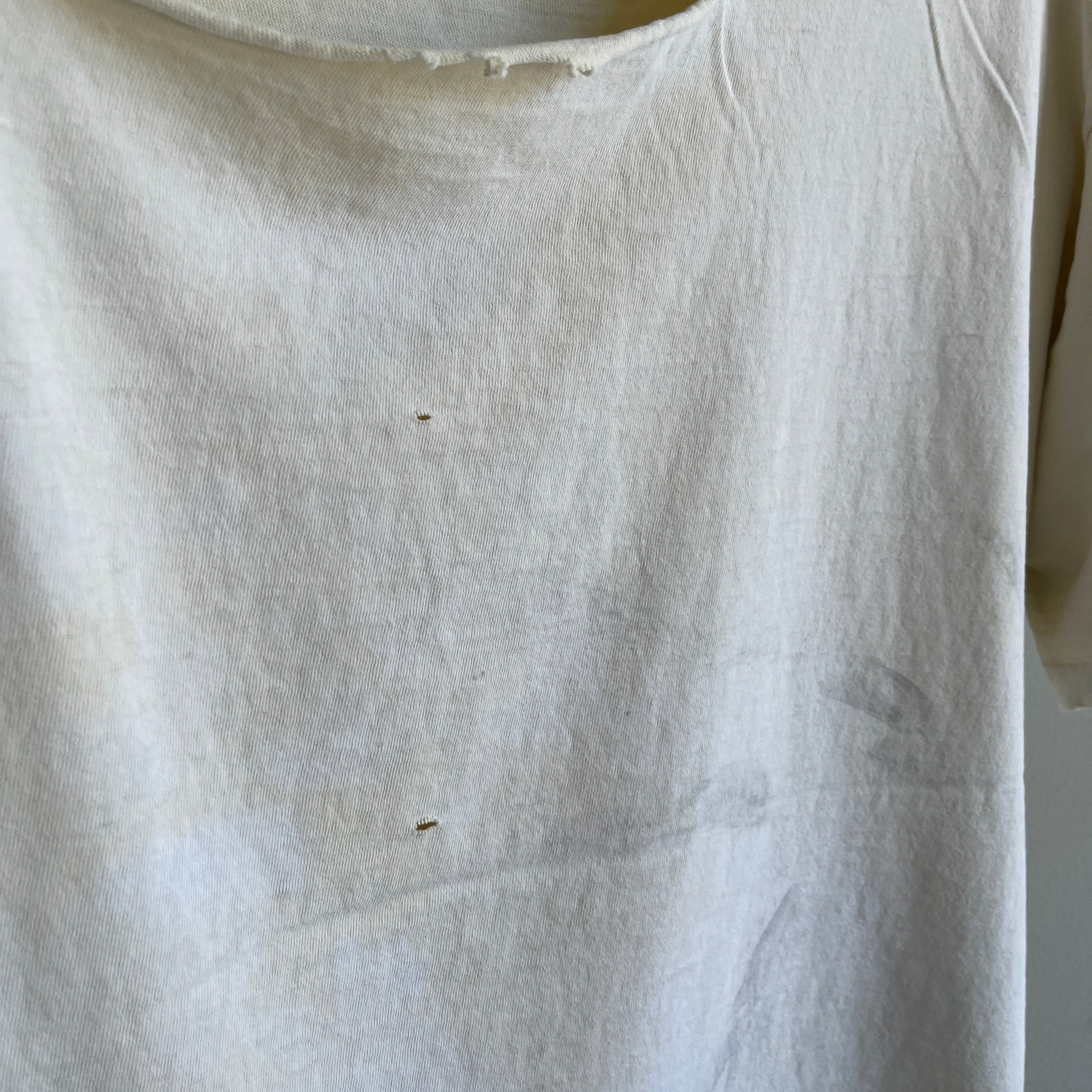 1990s Avalon Faded Out Destroyed Cotton T-Shirt by Russell