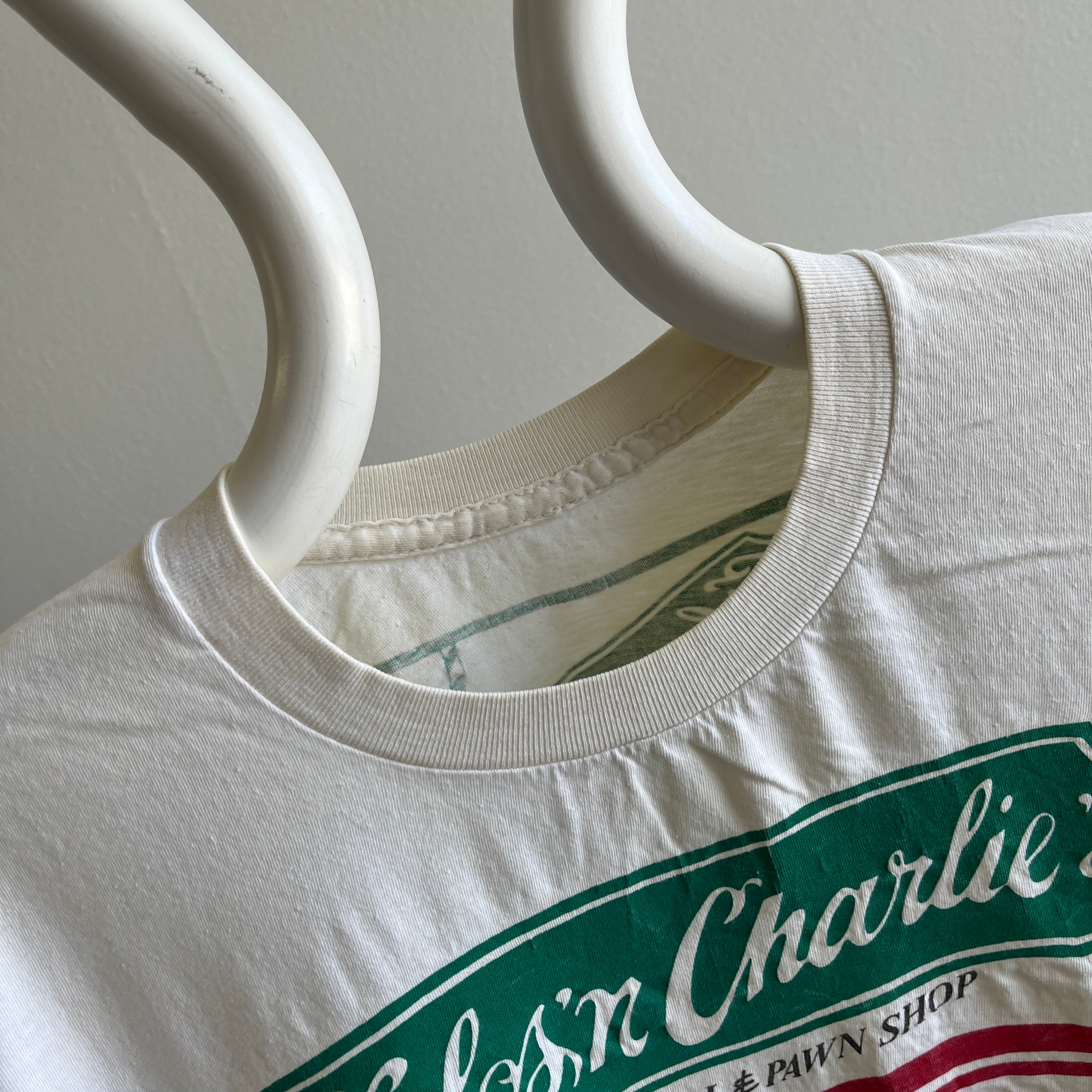 T-shirt touristique mexicain EPIC Carlos'n Charlie's Bar & Grill & Pawn Shop des années 1990