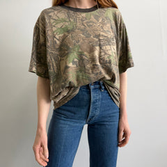 1980/90s Super Thin, Soft and Slouchy Tree Camo T-Shirt