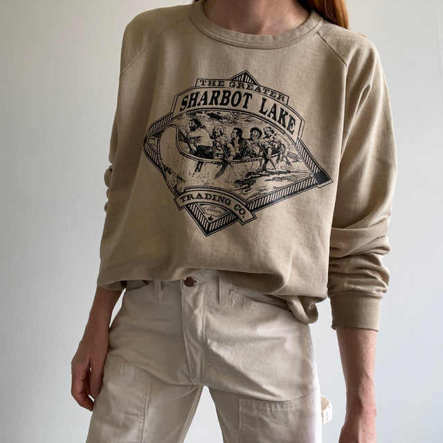 1970s The Greater Sharbot Lake, Canada Tourist Sweatshirt - Détruit