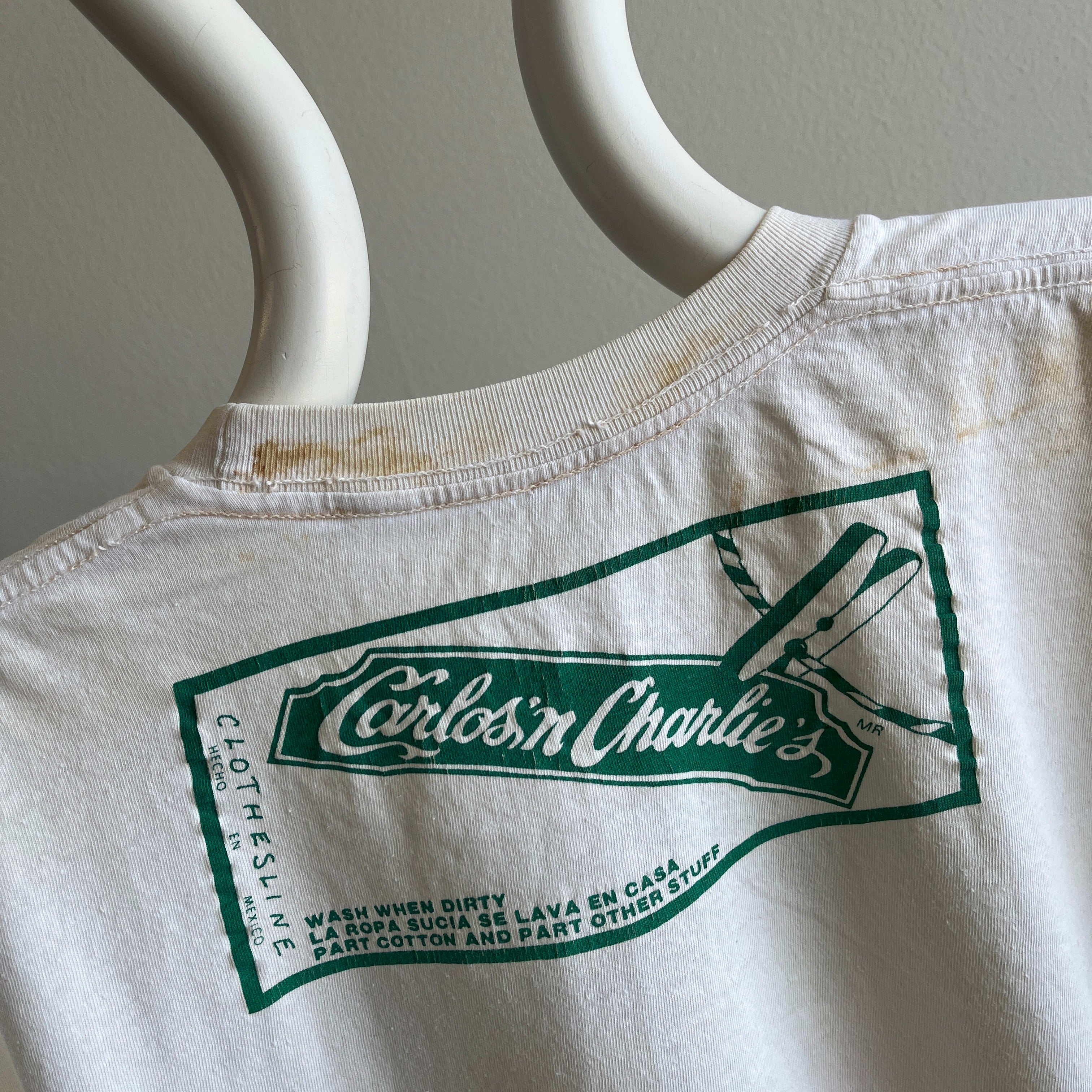 1990s EPIC Carlos'n Charlie's Bar & Grill & Pawn Shop Mexican Tourist T-Shirt