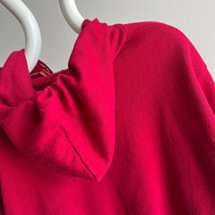 1970s Red/Magenta Zip Up Hoodie By Sportswear
