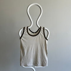 1970s Contrast Tank Top