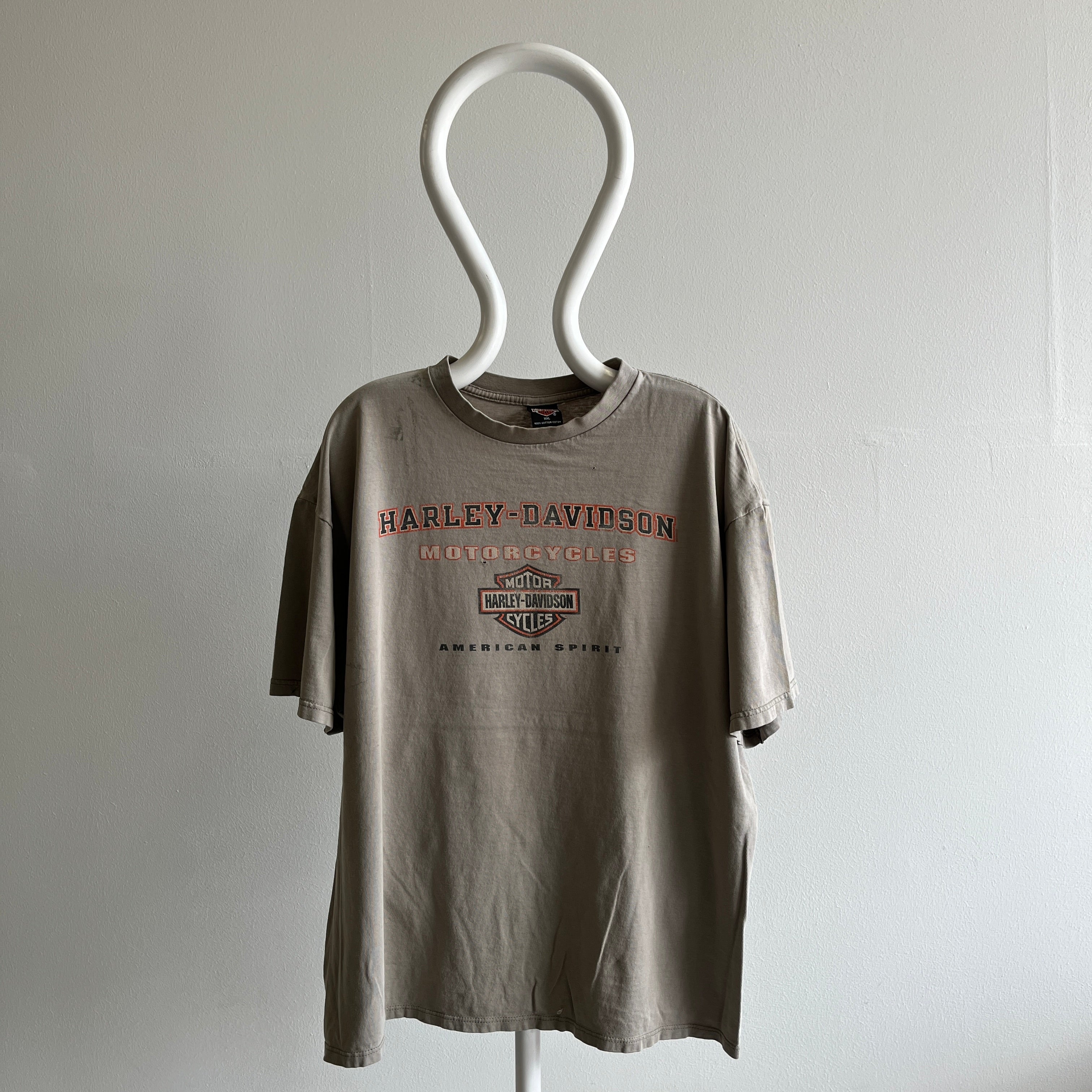 T-shirt Harley 2000 usé et fané