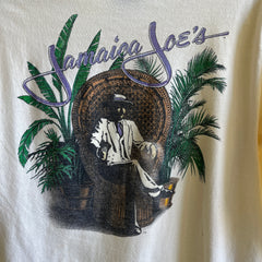 1980s Jamaica Joe's Age Stained T-shirt à manches longues à l'arrière