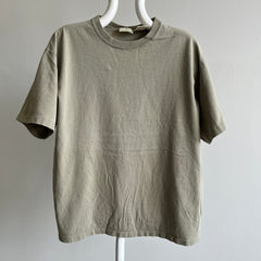 1990s Sand/Khaki Blank Cotton T-Shirt