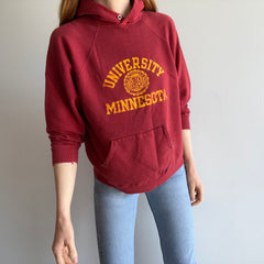 1970s University of Minnesota Pull Over Hoodie !!!