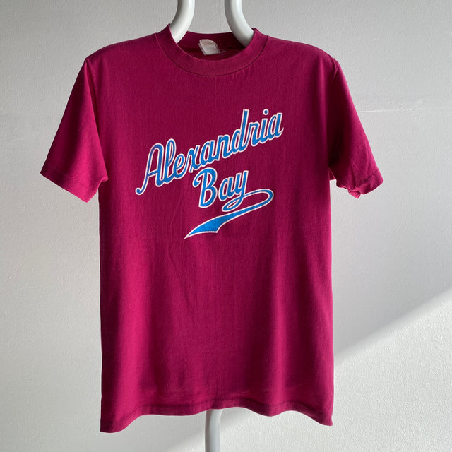 T-shirt Touristique Alexandria Bay des années 1980
