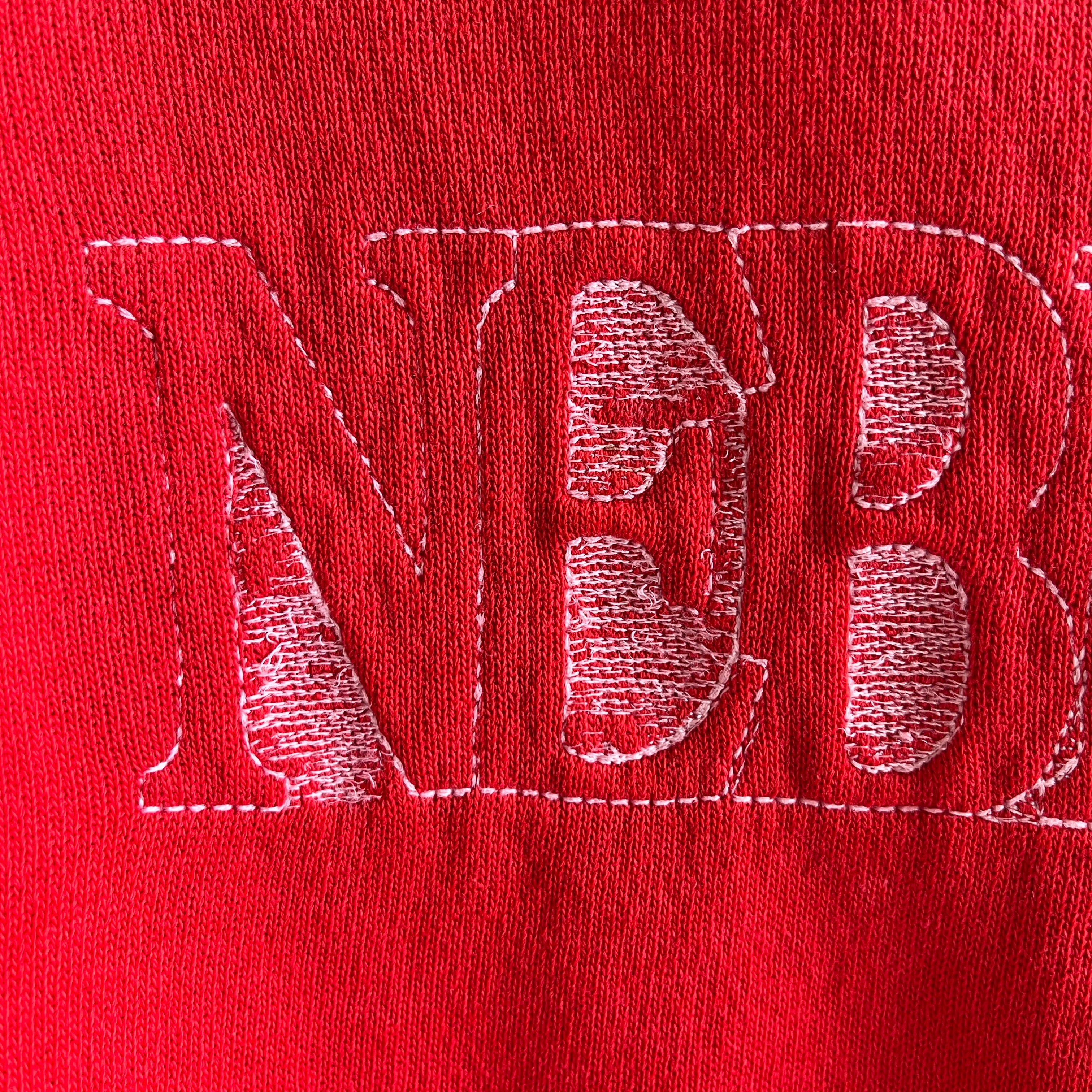 1980s Nebraska Hand Stitched (I Think) Sweatshirt