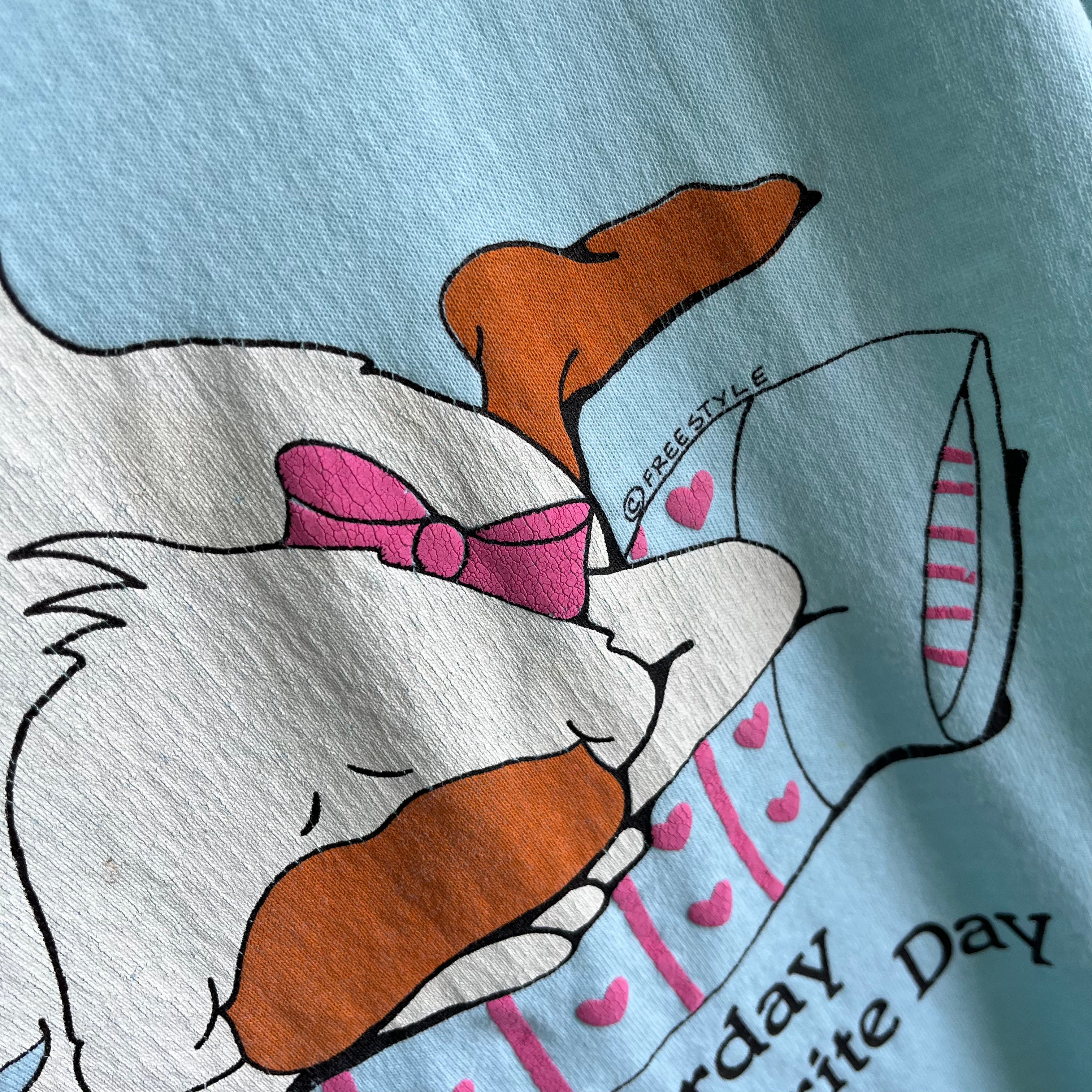 1990s Saturdays Are My Favorite Day - Freestyle Cartoon T-Shirt