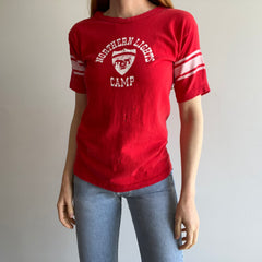 1970s Champion Blue Bar Northern Lights Camp T-Shirt
