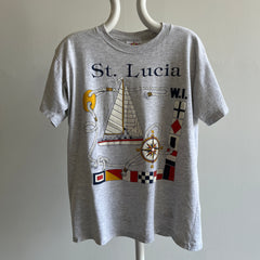 T-shirt Touristique de Sainte-Lucie des années 1980/90