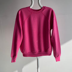 1980s Ultra Sweats Pink Raglan Sweatshirt