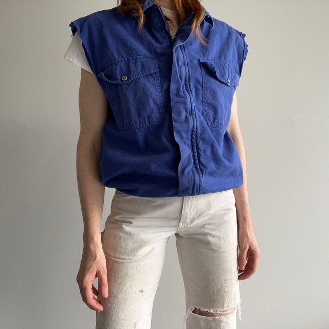 1980s Cut Sleeve Workwear Vest