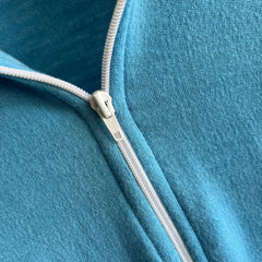 1970s Jaguar Mock Neck Zip Up - Oh So Soft