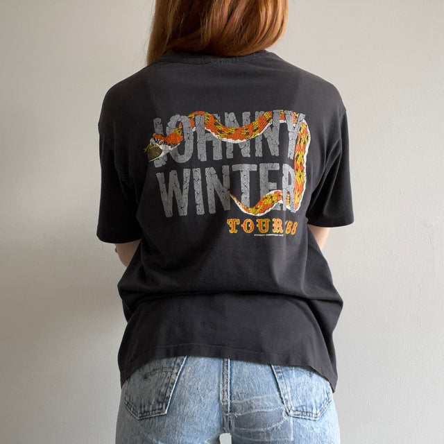 T-shirt Johnny Winter Tour 1988 - Légitime !