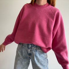 Sweat-shirt rose bonbon des années 1980/90