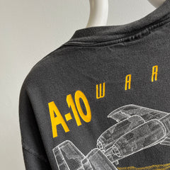 1990s A-10 Warthog Front and Back T-Shirt by Oneita