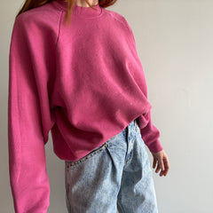 Sweat-shirt rose bonbon des années 1980/90