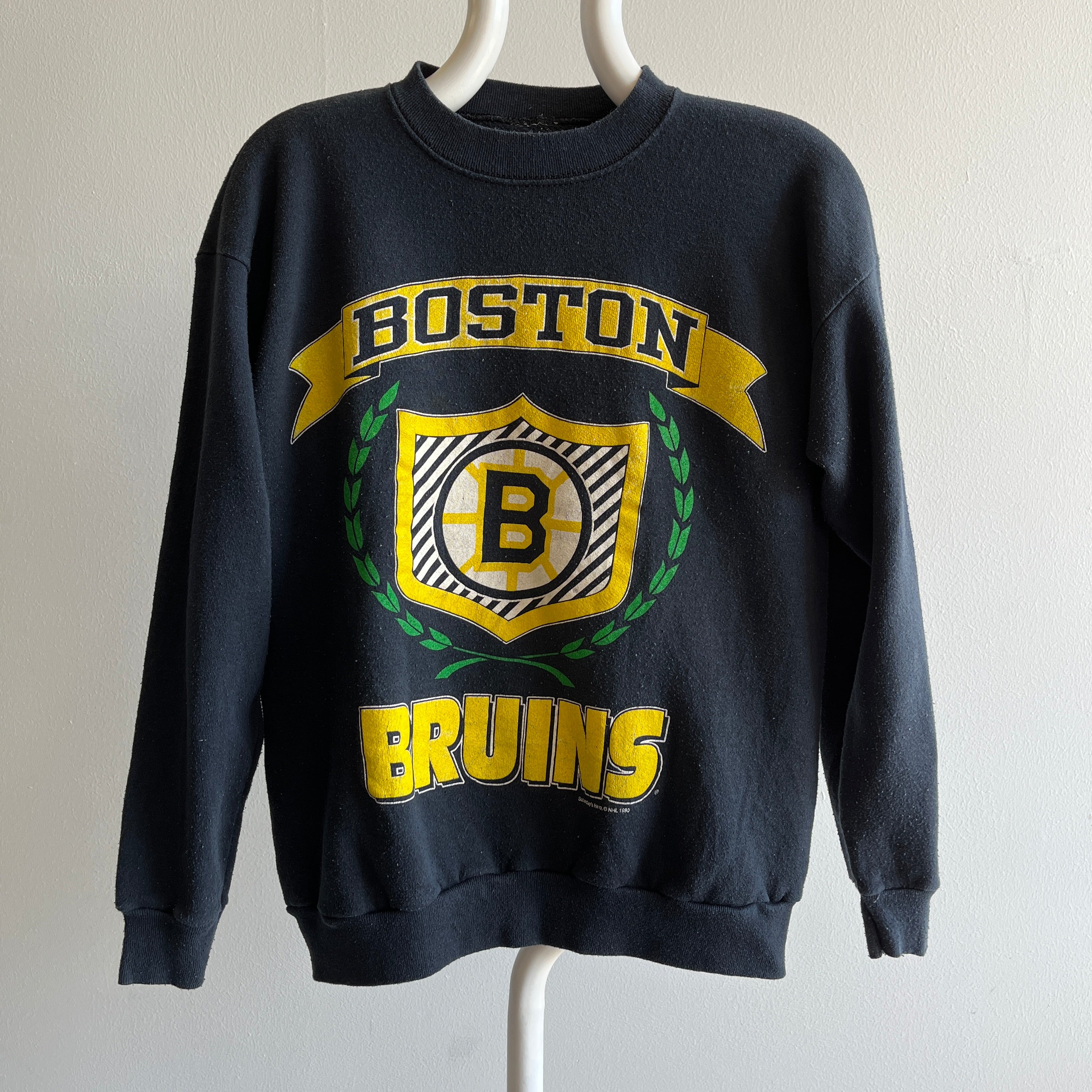1990 NHL Boston Bruins Sweat taille plus petite