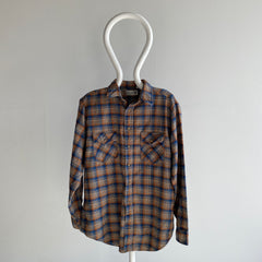 1970/80s Roebucks Lightweight Cotton Blend Flannel