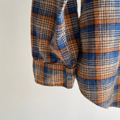 1970/80s Roebucks Lightweight Cotton Blend Flannel