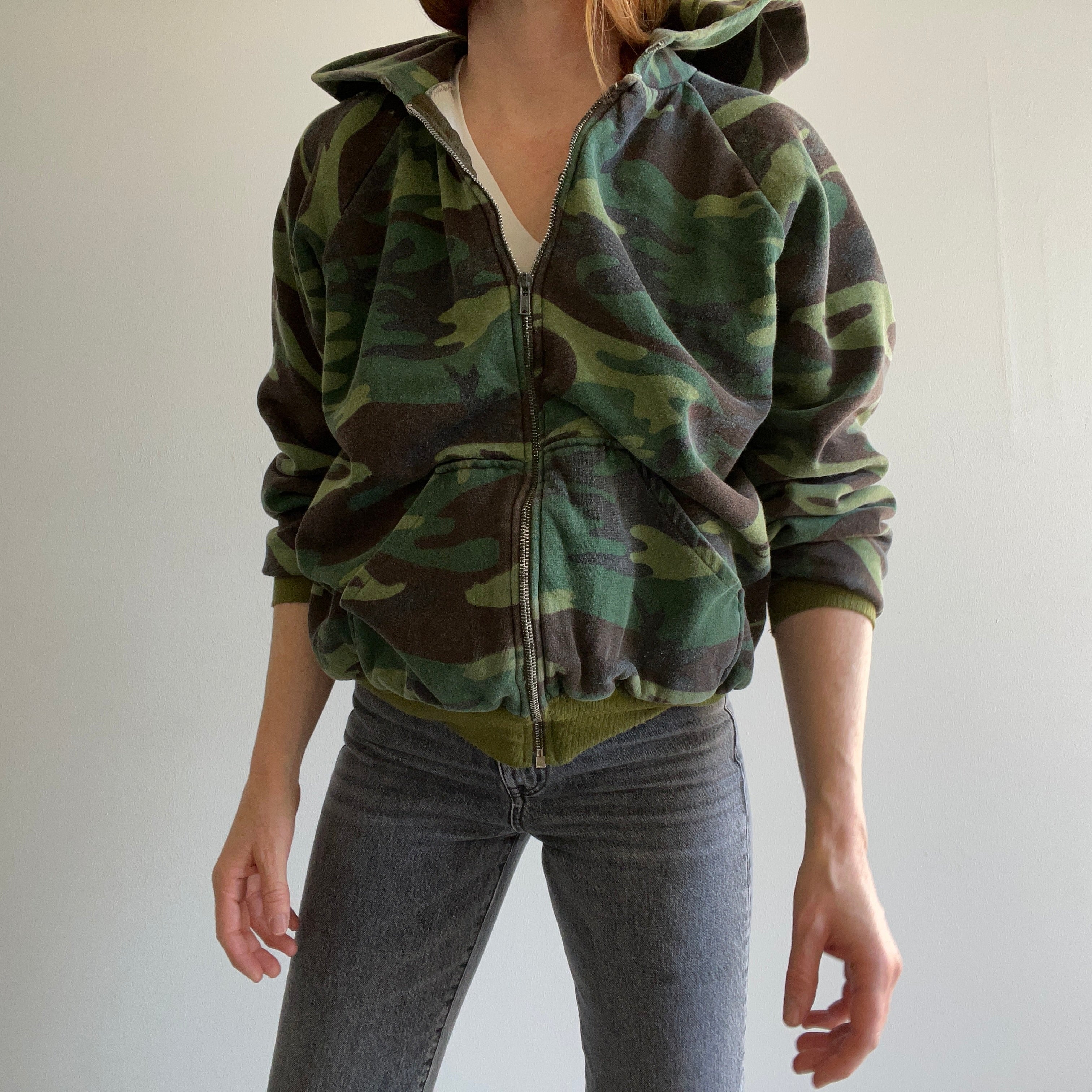 Insulated camo outlet hoodie