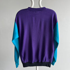 1990s Spaulding Color Block Sweatshirt